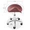 Saloniture Professional Ergonomic Saddle Stool - Adjustable Hydraulic Seat, Rolling Spa Salon, Massage, and Medical Office Chair with Swivel Wheels